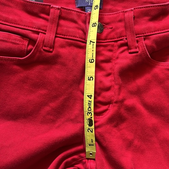 NYDJ Red Samantha Slim Jeans Size 2P - Picture 7 of 15
